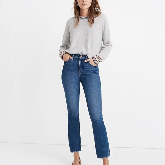 Madewell Cali Demi-Boot Jeans in Columbus Wash - Picture 1 of 9
